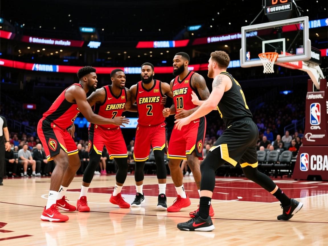 洛杉矶红鹰队员联手，战胜激烈对手